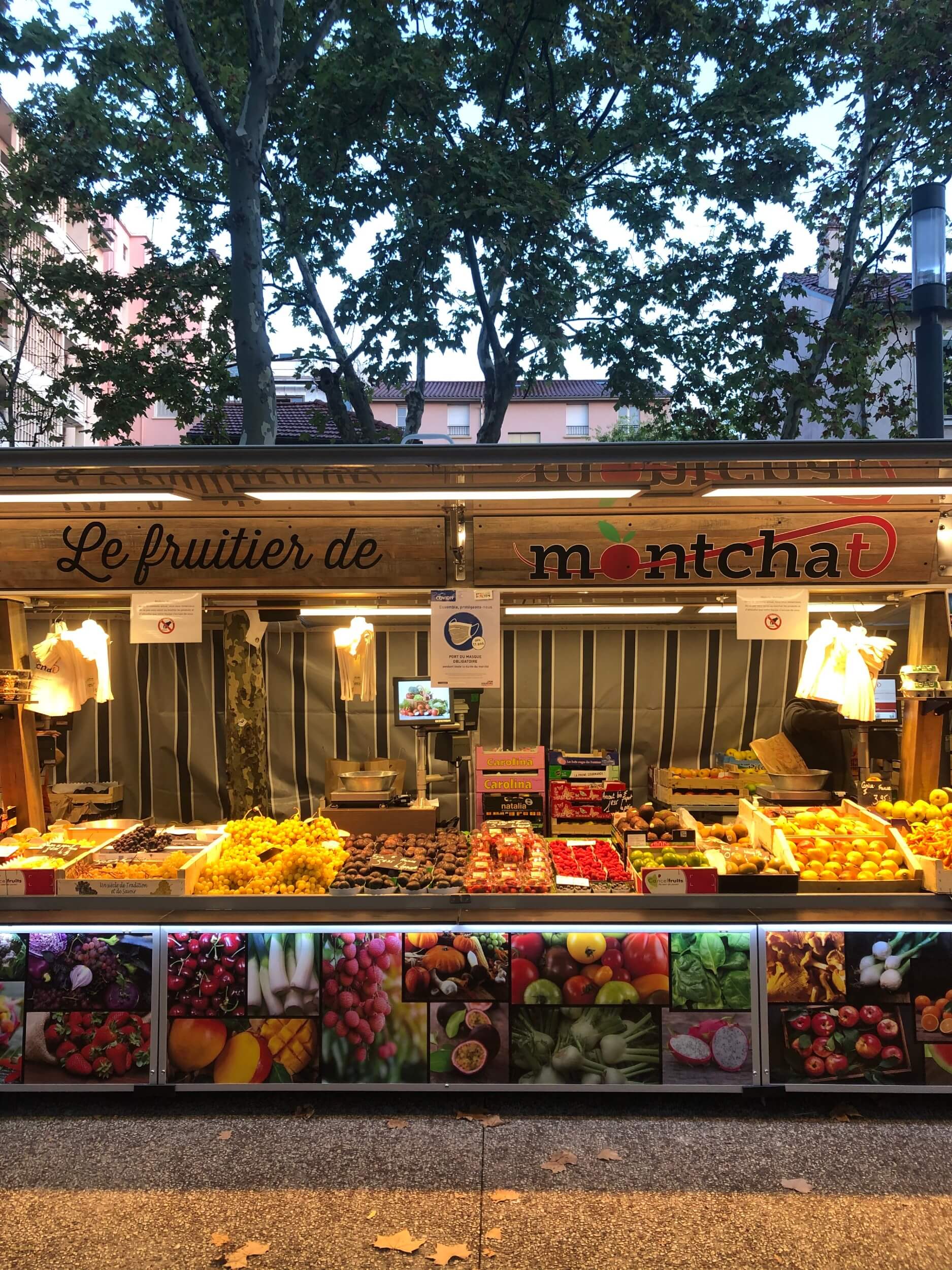Etale du Fruitier de Montchat